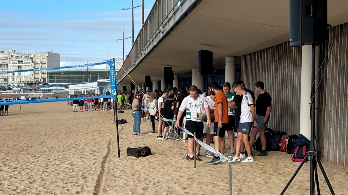 Beach-Volley sur la Grande Plage des Sables d’Olonne