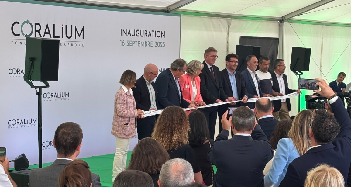 Inauguration de la fonderie bas-carbone CORALIUM